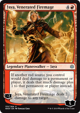 Jaya, Venerated Firemage - War of the Spark Spoiler