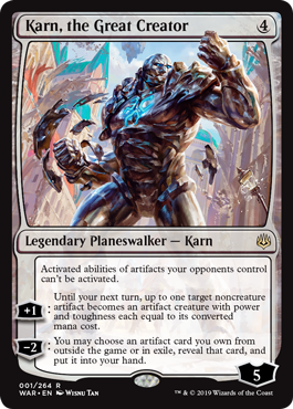 Karn, the Great Creator - War of the Spark Spoiler