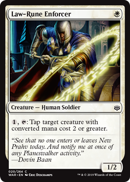 Law-Rune Enforcer - War of the Spark Spoiler