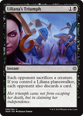 Liliana's Triumph - War of the Spark Spoilers