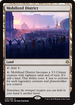 Mobilized District - War of the Spark Spoiler