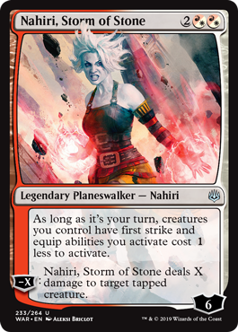 Nahiri, Storm of Stone - War of the Spark Spoiler