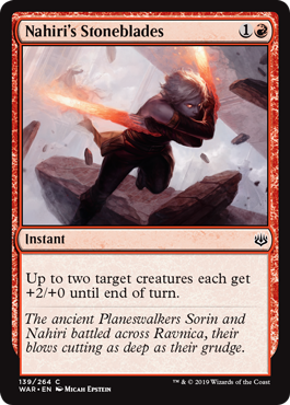 Nahiri's Stoneblades - War of the Spark Spoiler