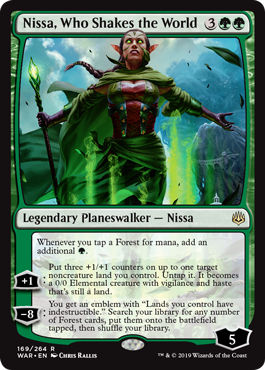 Nissa, Who Shakes the World - War of the Spark Spoiler