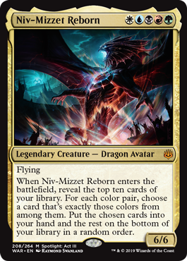 Niv-Mizzet Reborn - War of the Spark Spoiler