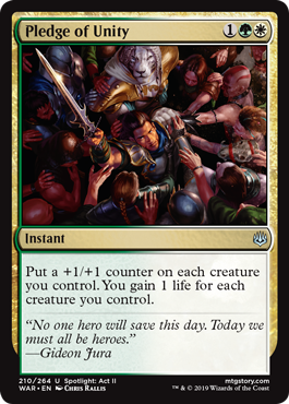 Pledge of Unity - War of the Spark Spoiler