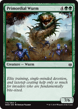 Primordial Wurm - War of the Spark Spoiler