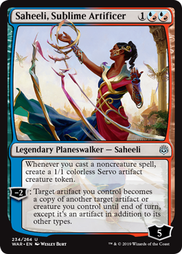 Saheeli, Sublime Artificer - War of the Spark Spoiler