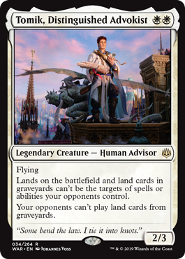 Tomik, Distinguished Advokist - War of the Spark Spoiler