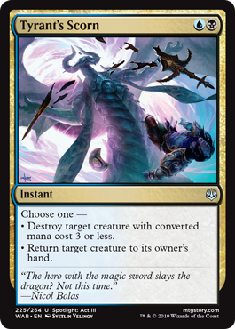 Tyrant's Scorn - War of the Spark Spoiler