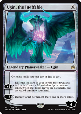 Ugin, the Ineffable - War of the Spark Spoiler