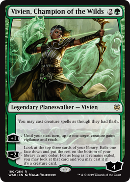Vivien, Champion of the Wilds - War of the Spark Spoiler