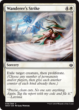 Wanderer's Strike - War of the Spark Spoiler