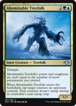 Abominable Treefolk - Modern Horizons Spoiler