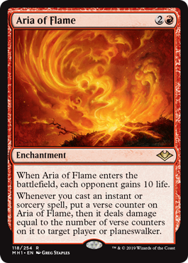 Aria of Flame - Modern Horizons Spoiler