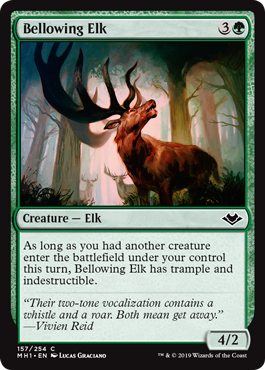 Bellowing Elk - Modern Horizons Spoiler
