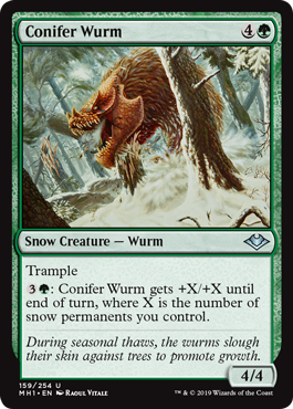 Conifer Wurm - Modern Horizons Spoiler