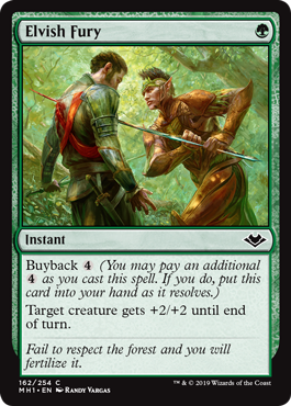 Elvish Fury - Modern Horizons Spoiler