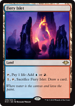 Fiery Islet - Modern Horizons Spoiler