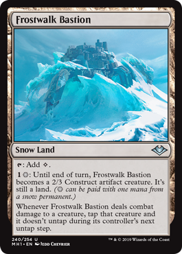 Frostwalk Bastion - Modern Horizons Spoiler