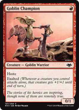 Goblin Champion - Modern Horizons Spoiler