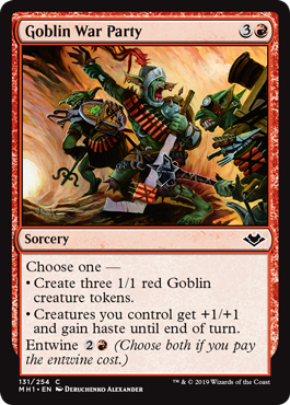 Goblin War Party - Modern Horizons Spoiler