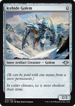 Icehide Golem - Modern Horizons Spoiler