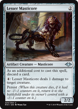 Lesser Masticore - Modern Horizons Spoiler