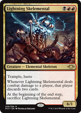 Lightning Skelemental - Modern Horizons Spoiler