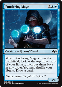 Pondering Mage - Modern Horizons Spoiler