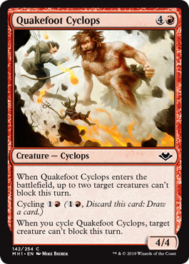 Quakefoot Cyclops - Modern Horizons Spoiler