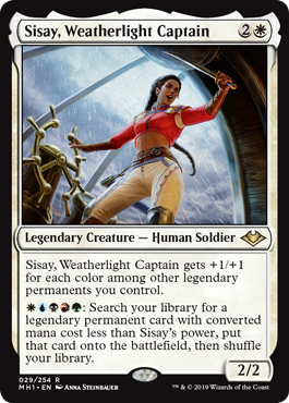 Sisay, Weatherlight Captain - Modern Horizons Spoiler