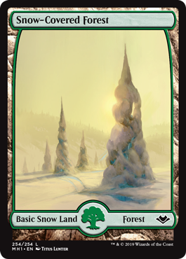 Snow-Covered Forest - Modern Horizons Spoiler