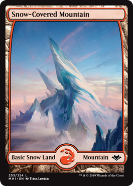 Snow-Covered Mountain - Modern Horizons Spoiler