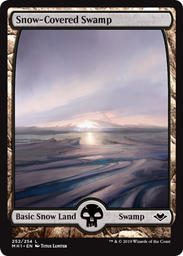 Snow-Covered Swamp - Modern Horizons Spoiler