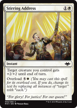 Stirring Address - Modern Horizons Spoiler