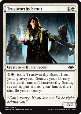 Trustworthy Scout - Modern Horizons Spoiler