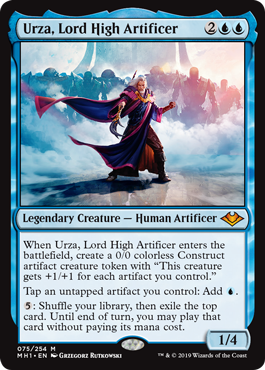 Urza, Lord High Artificer - Modern Horizons Spoiler