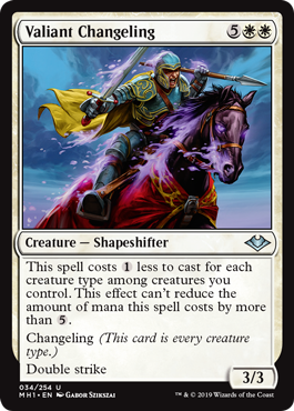 Valiant Changeling - Modern Horizons Spoiler