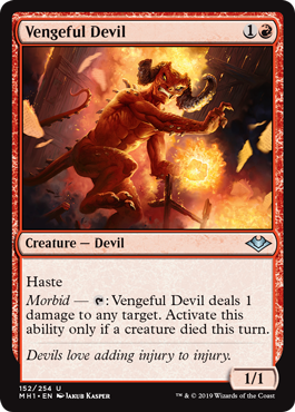 Vengeful Devil - Modern Horizons Spoiler