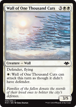 Wall of One Thousand Cuts - Modern Horizons Spoiler