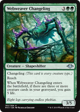 Webweaver Changeling - Modern Horizons Spoiler