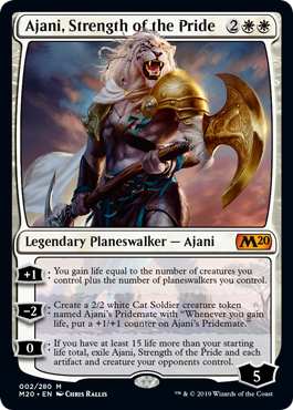 Ajani, Strength of the Pride - Core Set 2020 Spoiler