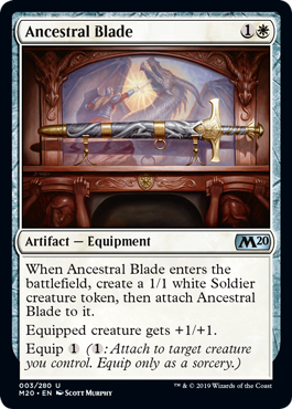 Ancestral Blade - Core Set 2020 Spoiler