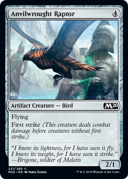 Anvilwrought Raptor - Core Set 2020 Spoiler