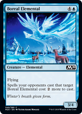 Boreal Elemental - Core Set 2020 Spoiler