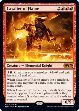 Cavalier of Flame - Core 2020 Spoiler