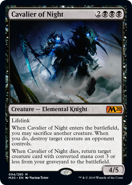 Cavalier of Night - Core Set 2020 Spoiler