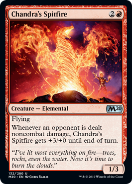 Chandra's Spitfire - Core Set 2020 Spoiler