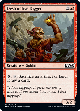 Destructive Digger - Core Set 2020 Spoiler